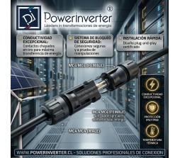  PAR CONECTOR  MC4 - CABLE SOLAR